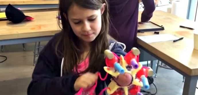 This 10-year-old girl creates her own prosthetic arm that shoots sparkles!
