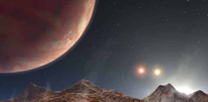 Astronomers find an exoplanet that has three stars which looks like sun