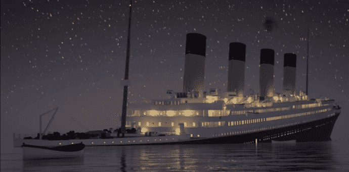 Check out the Titanic sink in real time in this spooky animated recreation (Video)