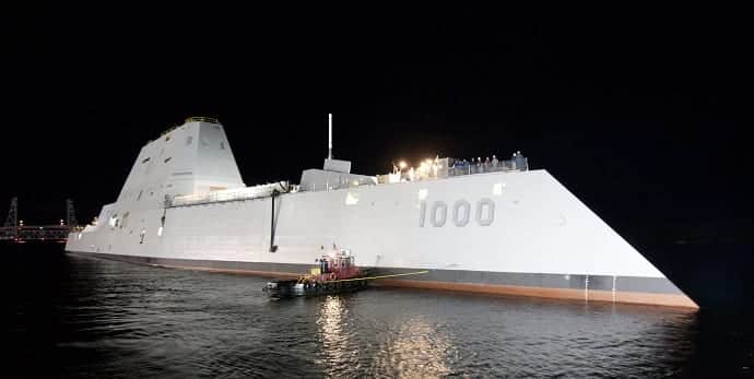 U.S. Navy’s New Linux Powered Zumwalt Destroyer Ship Is Too Stealthy