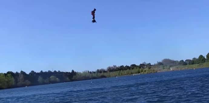 Watch Franky Zapata's awesome Flyboard Air