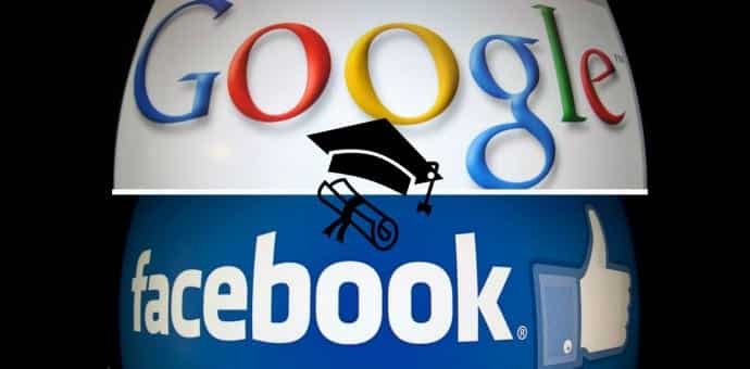 Facebook and Google can soon award university degrees