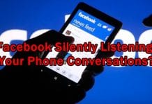 Facebook may be listening to what you say near your phone
