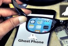 Inventor creates a 'ghost phone' that can be seen only using smart glasses