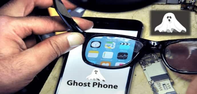 Inventor creates a 'ghost phone' that can be seen only using smart glasses