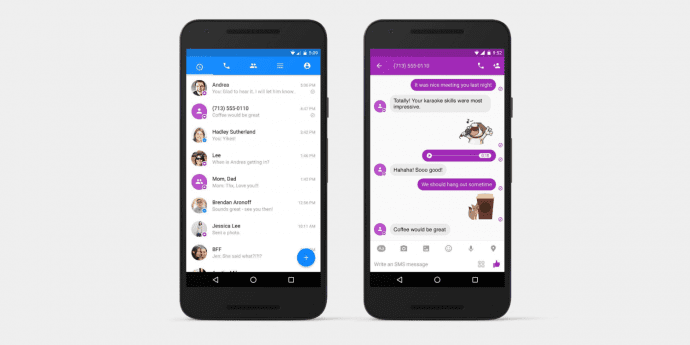 Facebook Messenger for Android smartphones can now send SMS