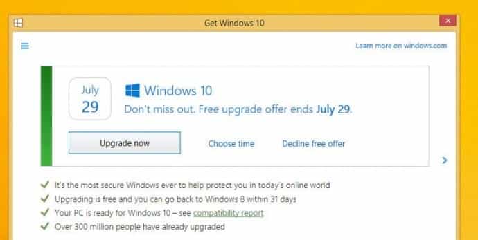 Microsoft tweaks settings, makes it easier to say no to Windows 10 update