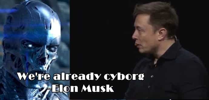 Elon Musk: We are already cyborgs but could very soon become pets