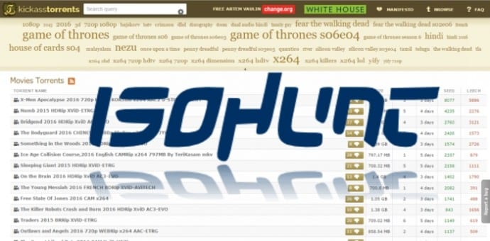 IsoHunt launches a working mirror for KickassTorrents