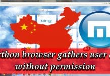 Maxthon Browser Caught Sending Sensitive Personal Data to China