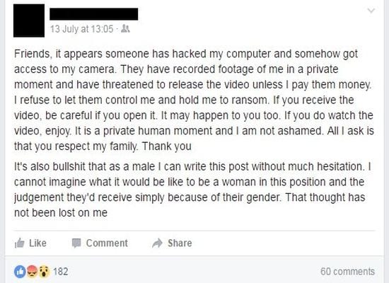 Hackers capture a PC user wanking  demand  10 000 ransom for not leaking the video   TechWorm - 39