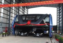 China’s ‘Elevated Bus’: The Future Of Public Transport Is Here
