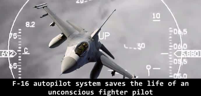 Watch this F-16 autopilot system save life of an unconscious fighter pilot
