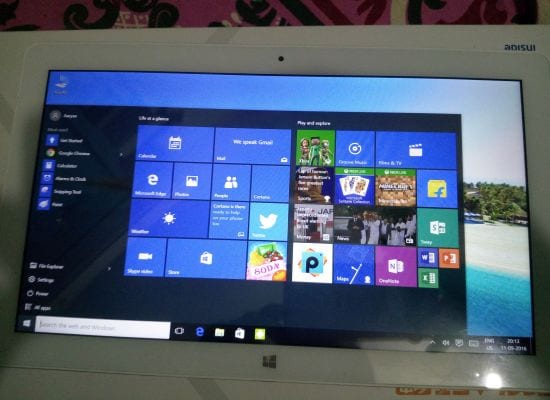 Want a dual-boot tablet which has both Windows 10 and Android, try out Teclast Tbook 16 Pro