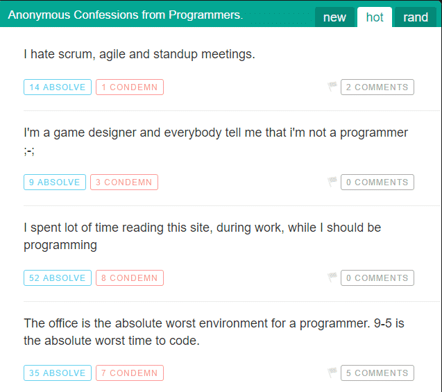 Hate your programming job, visit this "coding confessional"