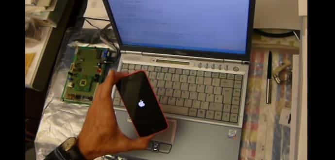 You can hack iPhone 5c for less than $100 with NAND bypass