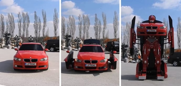 'Transformer' BMW Turns Into A Giant Robot