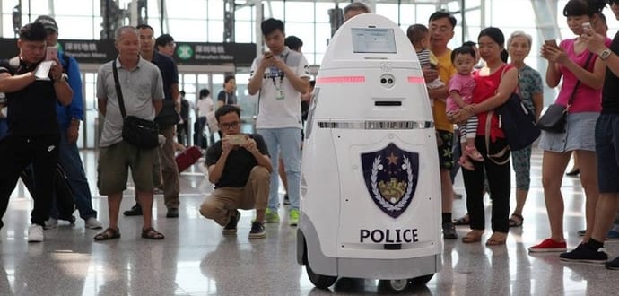 China's new Robocop begins patrolling, laced with facial recognition technology & taser