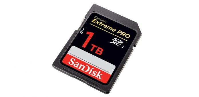 SanDisk Unveils A Monstrous 1 Terabyte SD Memory Card