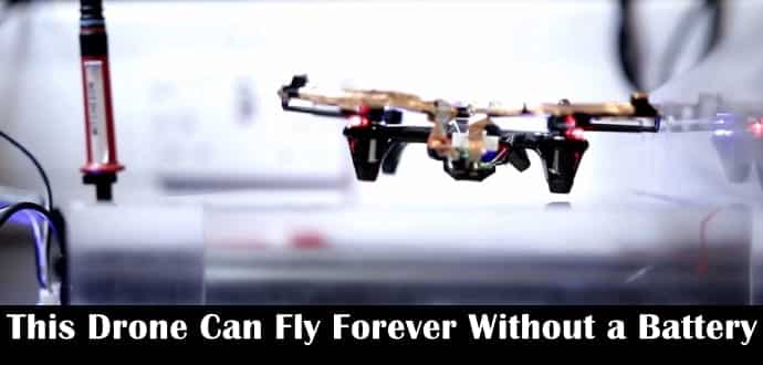 This Drone Can Fly Forever Without a Battery