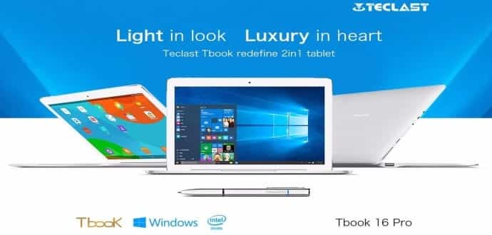 Teclast Tbook 16 Pro, the best in class Windows 10 + Android tablet