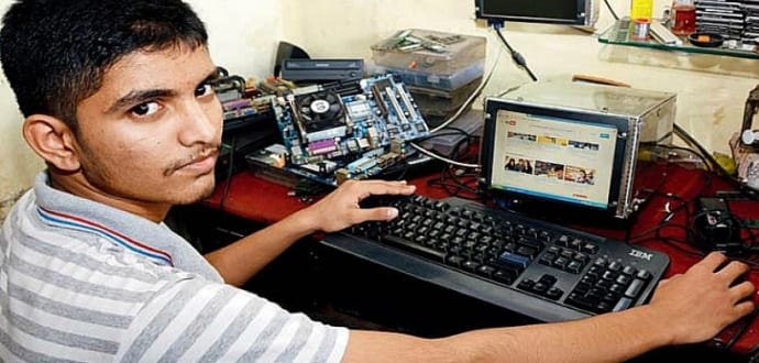 This Class 9 Dropout Teen Can Make A Computer From Any Leftover Tech