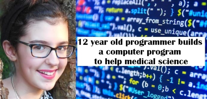 This 12-year-old computer programmer built a computer program that will bless the medical science