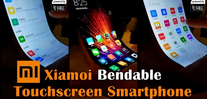 Xiaomi made a smartphone with bendable touchscreen
