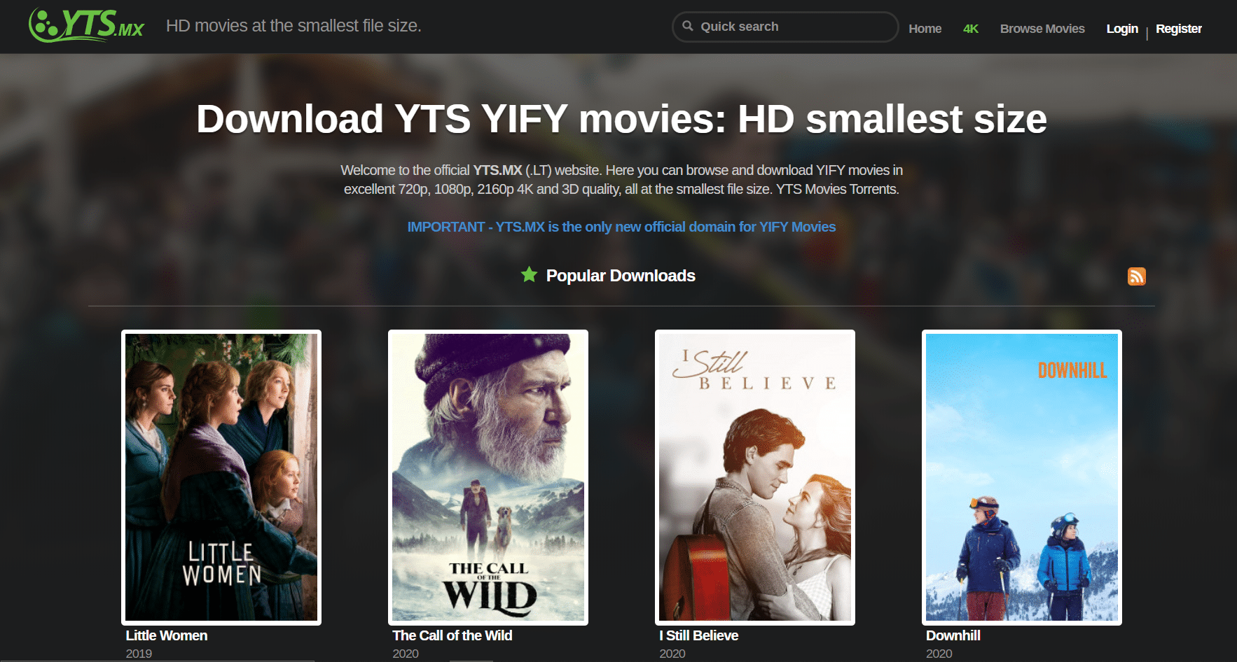 yify as putlocker alternative