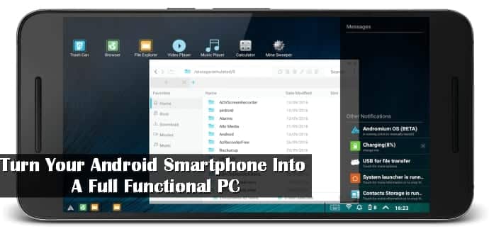 Turn Your Android Device Into Full Functional Computer