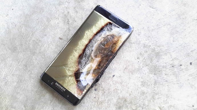 Galaxy Note 7 exploding