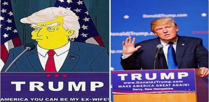 Simpsons predicted President Donald Trump in 2000 and the mainstream media like The New York Times couldn't in 2016
