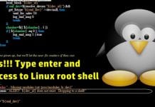 Hack Allows Root Shell Access To Linux By Just Pressing 'Enter'