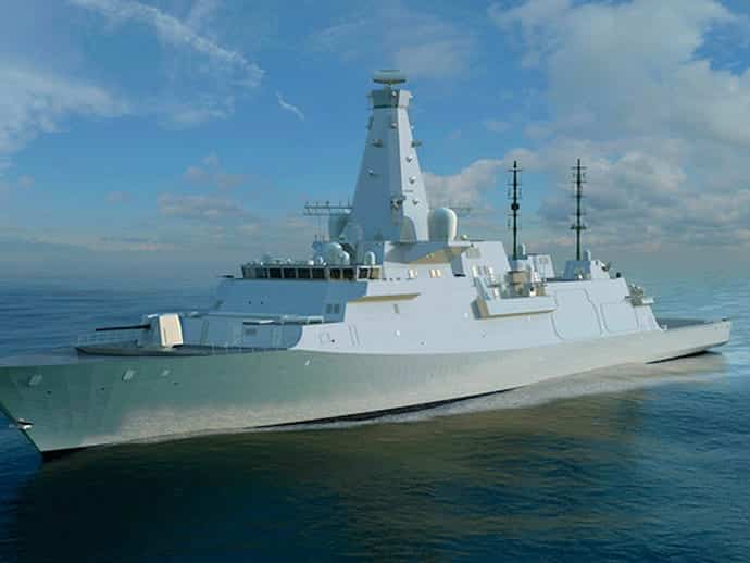 The most advanced warship is being built by Britain starting from next year
