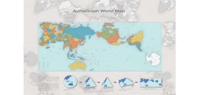 This World Map Is So Accurate That It Can Actually Be Folded Into A Globe