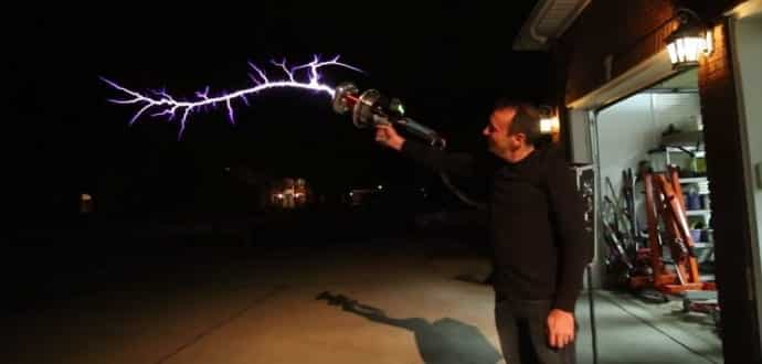 This Tesla Coil Gun is an inspiration taken from video games and brought into the real world