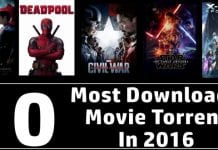 10 most downloaded movie torrents in 2016