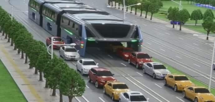 China’s Straddling Bus Experiment Comes To A Halt, Runs Out Of Money