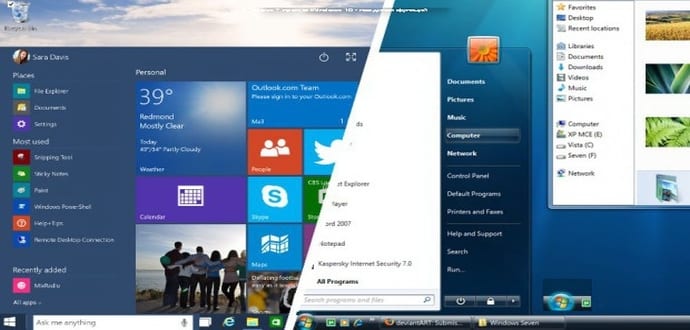 How To Make Windows 10 PC Look Like Windows XP/Windows 7 computer