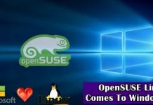 Forget Ubuntu, now OpenSuse comes to Windows 10