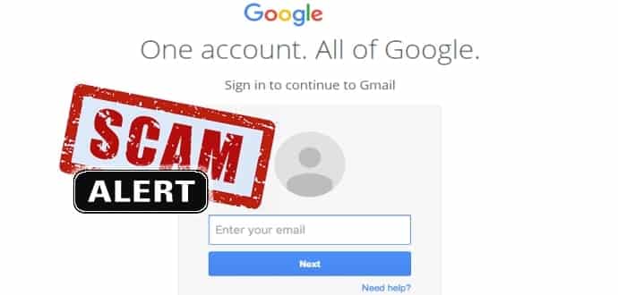 Risultati immagini per phishing via Gmail