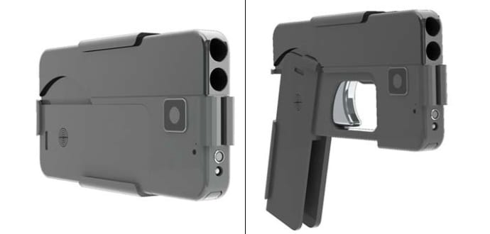 Foldable gun which looks like iPhone puts Europe police on alert