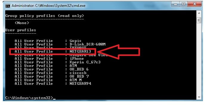 How to Know Wi Fi password using CMD  netsh wlan show networks  - 37