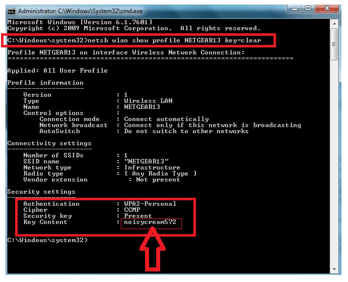 How to find Wi-Fi password of all Connected Networks with CMD (DOS) Command