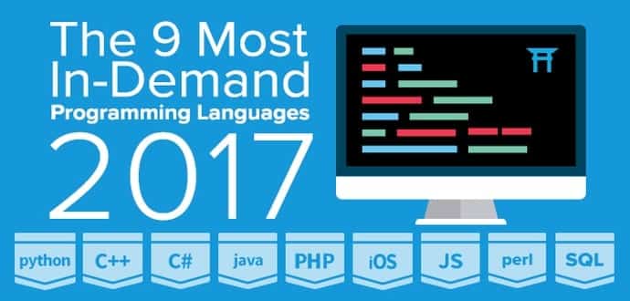 Top 9 Most In-Demand Programming Languages Of 2017