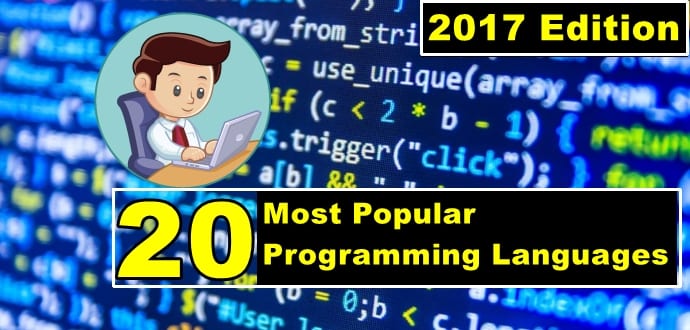 Top 20 Most Popular Programming Languages In 2017