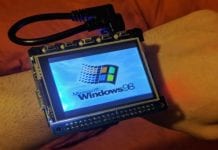 This smartwatch is actually a Raspberry Pi computer running Windows 98