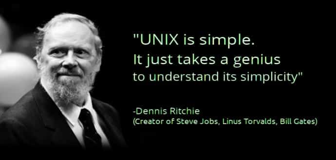 Image result for dennis ritchie unix