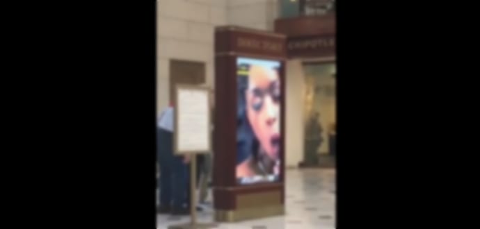Hackers Play Pornhub Videos At Union Station Ad Screen