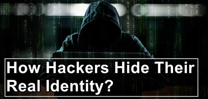 How do hackers hide their IP address?